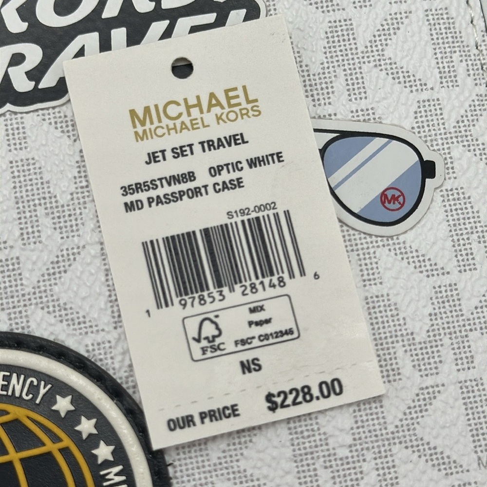 Michael Kors Gray Wallet with Signature Monogram - Picture 9 of 9